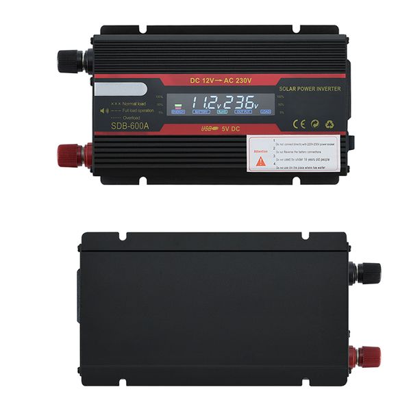 

aozbz 12v to 220v car inverter 8 safety protection 3000w/4000w/6000w power inverter voltage converter inversor
