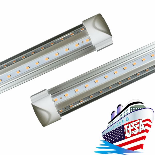 

v shaped 28w 36w 42w 65w led smd light integrated lights fluorescent replacement led tubes clear frosted shell 5ft led tube