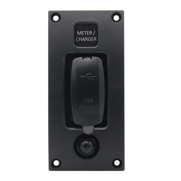 

dual usb charger socket power outlet 2.4a & 1a for car boat marine rv mobile