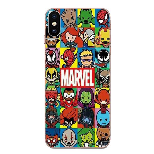 

custom for samsung galaxy note 5 8 9 s3 s4 s5 s6 s7 s8 s9 s10 5g mini edge plus lite soft cute skin luxury marvel comics logo nzptv