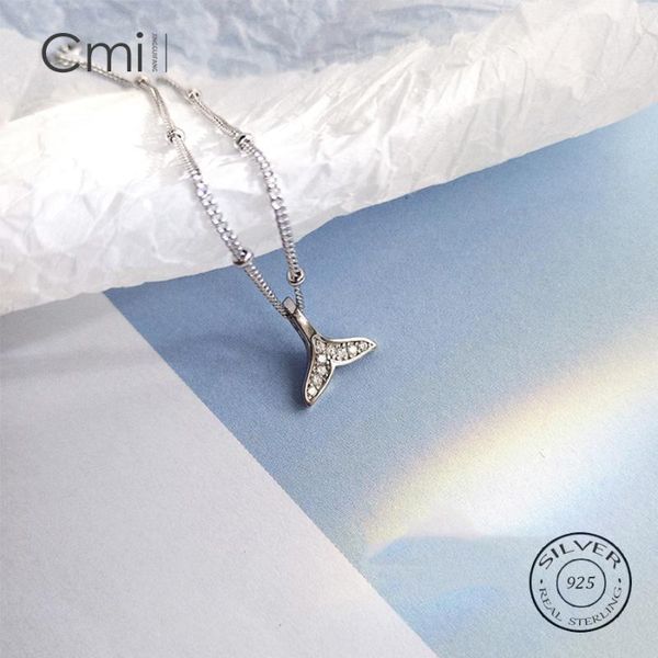 

cmill fashion zircon mermaid tail charm bracelet for women 925 sterling silver chain link bracelet new wedding jewelry, Golden;silver