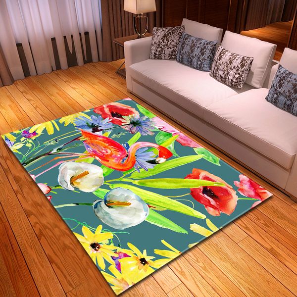 

62flamingo love living room carpet bedroom dining room floor mat