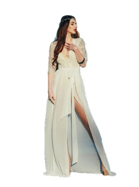 

fashion casual lace chiffon buckle beach skirt holiday maxi dres, Blue;gray