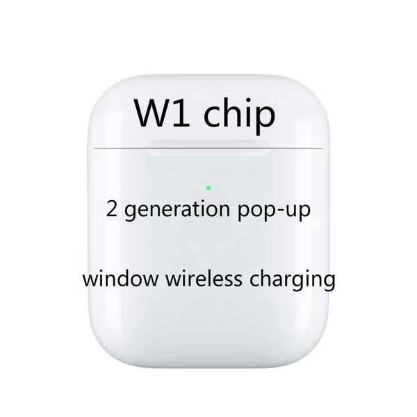 

Airpod uper copy generation 2 wirele charging wirele bluetooth head et earphone earphone with pop up
