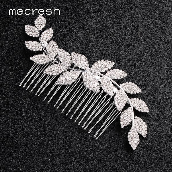 

meckles crystal comb bridal accessories wedding dress color silver hair adornment bridal hair queen jewelry hair fs263, Golden;white