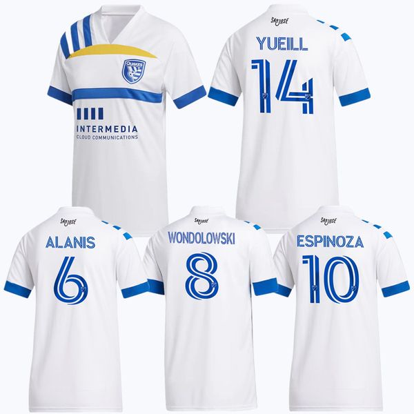 

2020 2021 san jose earthquakes soccer jerseys alanis qazaishvili espinoza eriksson uniforms fierro yueill mls football shirt, Black;yellow