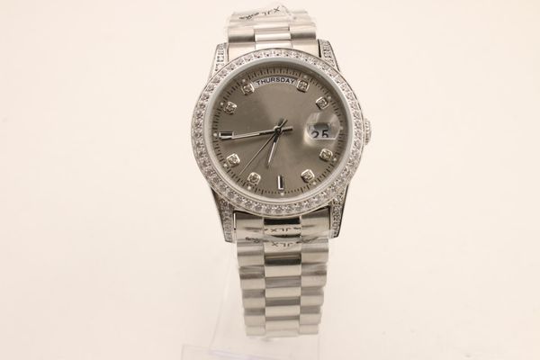 

2019 men's watches watch ladies automatic watch 36mm size sapphire glass women watches brand, Slivery;brown