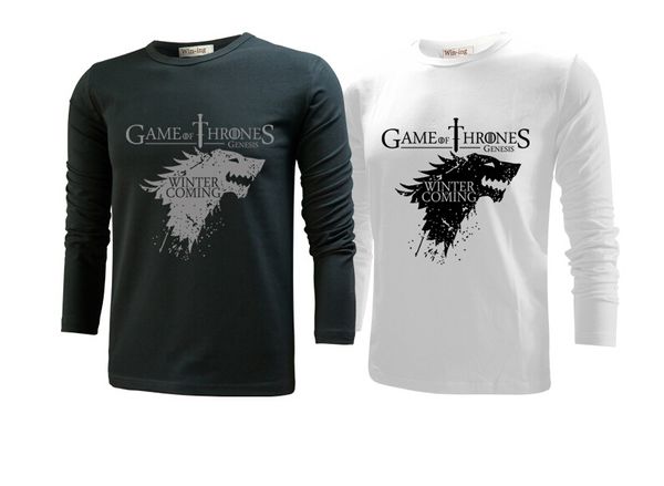 

Mens Thrones of Shirts Fashion Summer CAsual Letter Printed Short Sleeved Loose Plus Size Tops Tees