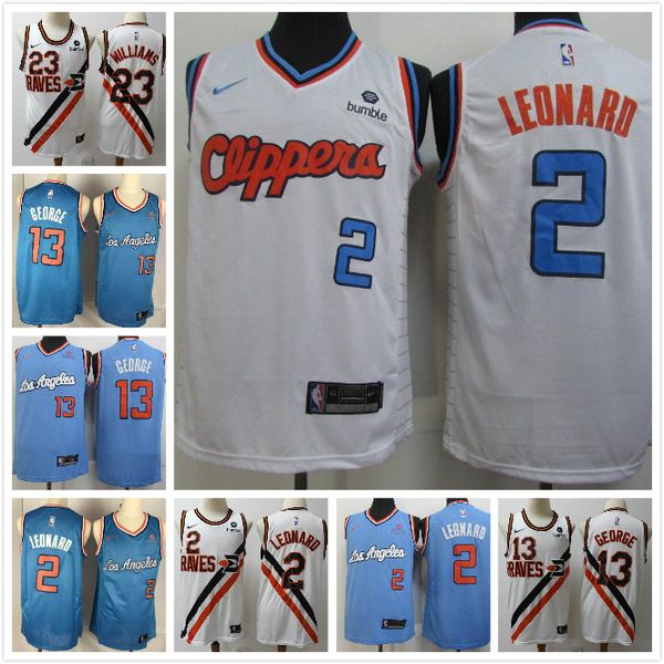 Vintage Los Angeles Clippers Mavi Beyaz 