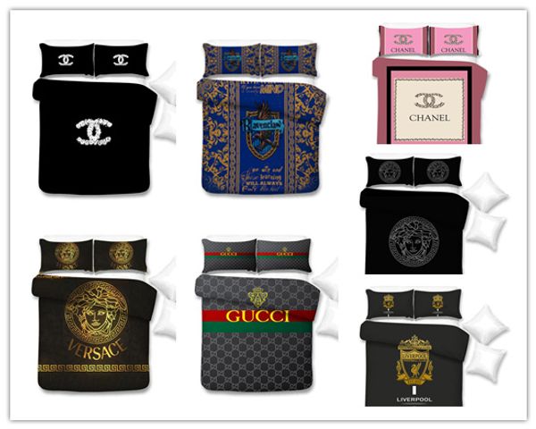 

3d fa hion logo printing duvet cover et twin full queen king 2 3 pc