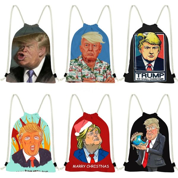 

fashion backpack trumps woman bag pu leather bags handbag stars boston backpack tote shoulder bags #173, Black;red