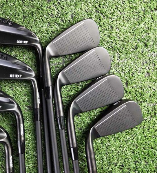 

EOM Mew Golf clubs 0311XF black Golf irons set 3-9W NSPRO MODUS3 TOUR120 Steel Golf Shaft R or S Flex Clubs Free shipping