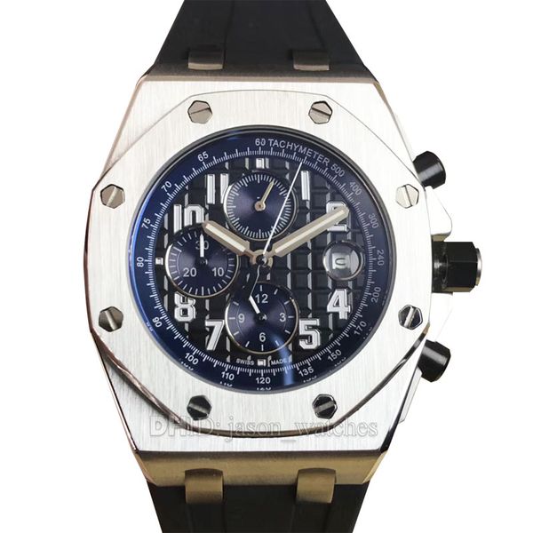 

automatic luxury mens watch fashion sports automatic date automatic mechanical watch 316l stainless steel case rubber strap mens watch, Slivery;brown