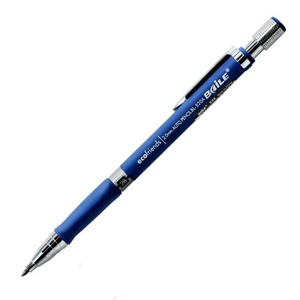Acheter 2b Bleu Noir Porte Mine Stylo Mécanique Pe Projet Crayon Dessin 20mm Crayons à Mine 2b Dessin Croquis Examen Spare Papeterie De 3301 Du