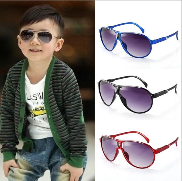 

children's summer sun glasses kids sunblock glass boys goggles girl's eyewear school kids sunglasses girls sunglass, Blue