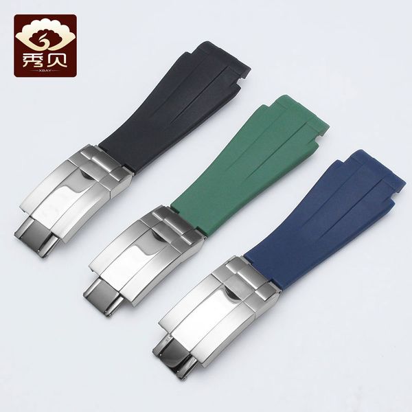 

Silicone rubber strap 21mm water ghost series strap wristband waterproof watch with mouth interface watch