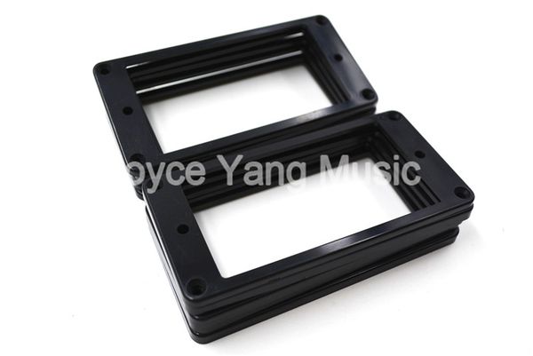 

niko 10pcs black flat plastic humbucker pickup frame holder mounting ring 3*5mm