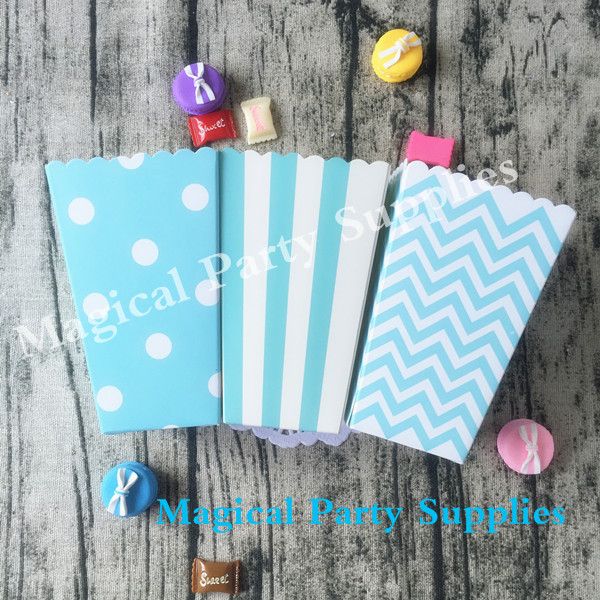Baby Shower Decoration Blue Snack Box Popcorn Boxes Boy S Birthday Baby Shower Decoration Blue Snack Box Popcorn Boxes Boy S Birthday