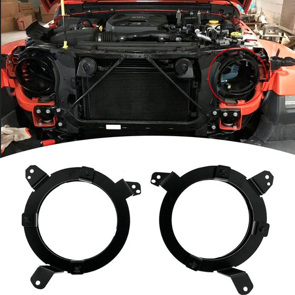 

7 inch led headlights mounting brackets for wrangler jl 2018-2019 car lights adjustment mounting brackets