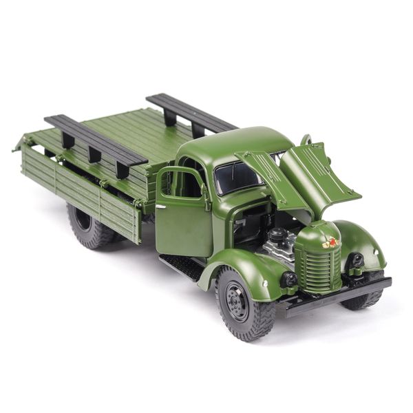 

(boxed) military truck models car models ornaments ca10 simulation model toy car model sound and light open mixed batch