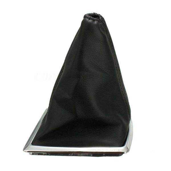 

black pu leather gear gaiter boot knob cover handbrake for focus 2005-2012