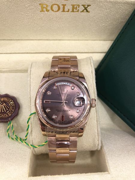 

С оригинальной коробке роскошные мужские 36 мм мужские 18-каратного золота президе