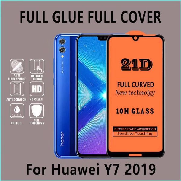 3D полное покрытие закаленное стекло для Huawei P40 Mate30 Lite Mate30 Pro Nova5i P smart 2019 Y6 Y7 2019 P20 Mate20 Lite Y6 2018