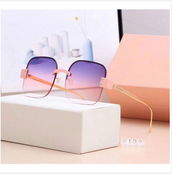 

fashionable woman design sunglasses luxury sunglasses adumbral goggle brand driving sun glasses style 0100 6 colors with box, White;black