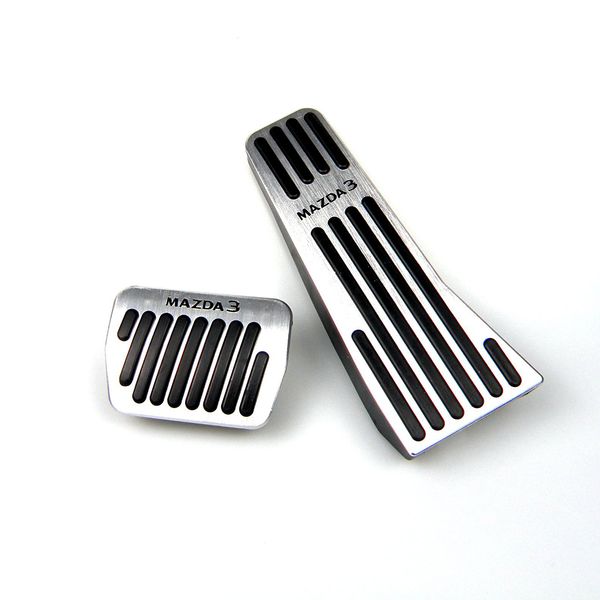

gtparts no drill aluminum mazda 3 accelerator gas pedal brake pedal cover at for new mazda 3 (2020- )