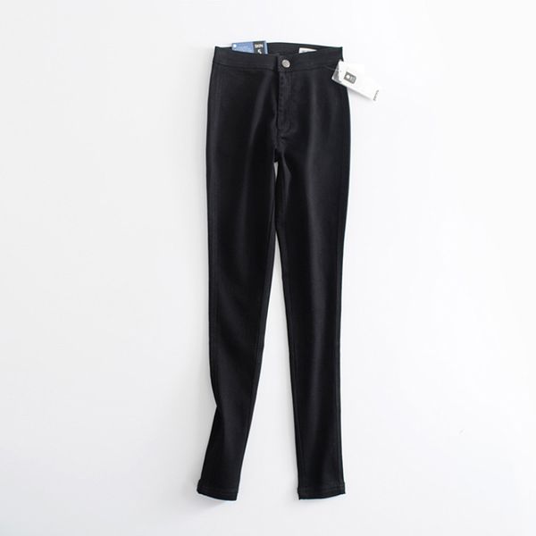 

zxqj women super elasticity jeans 2019 ladies black mom bomb denim pants korean girls streetwear slim trousers plus size 3xl, Blue