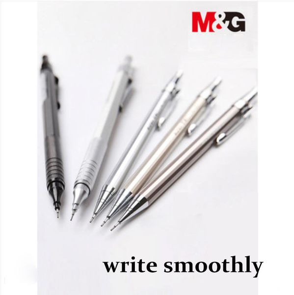 

tunacoco m&g set of 0.7/0.5mm mechanical pencil refill for metal drafting pencil child gift school office supplie bb1710192, Blue;orange
