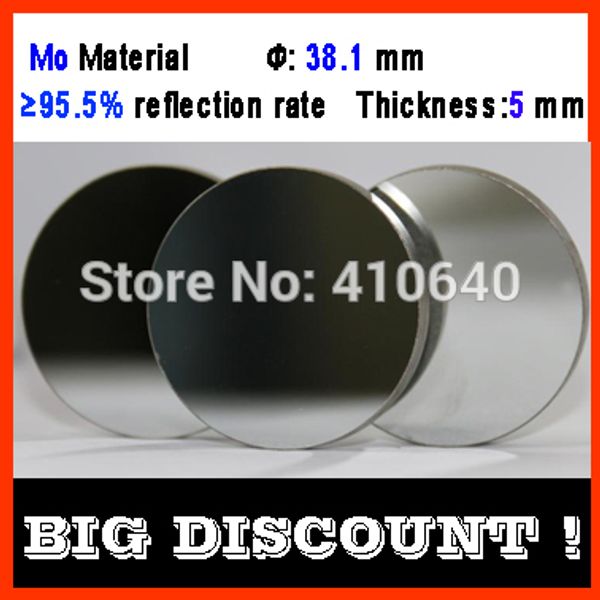

1 piece diameter 38.1 mm mo co2 laser reflection len molybdenum reflecting mirror for laser machine 300 to 500w