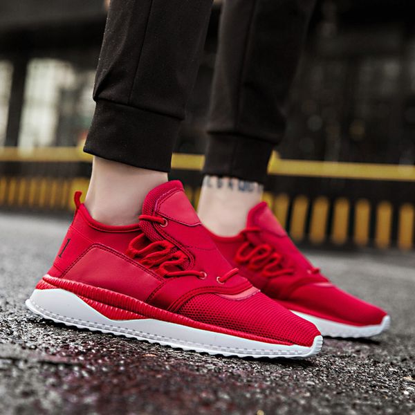 

men trend men casual shoes breathable male shoes tenis masculino zapatos hombre sapatos outdoor flat male loafers, Black