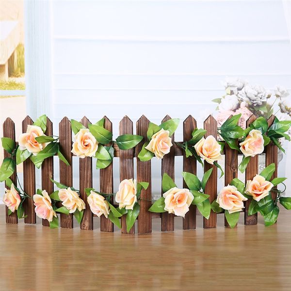 

2.5m 9 flowers artificial flowers detachable rose garland flower vine ivy home garden wedding decoration artificial