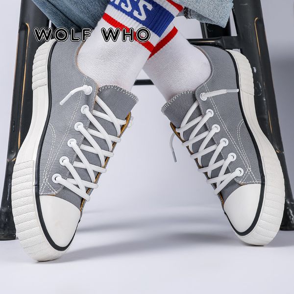 

popular 2020 men sneakers canvas men's breathable shoes handmade fashion man shoes low mens sneakers non-slip ba28, Black