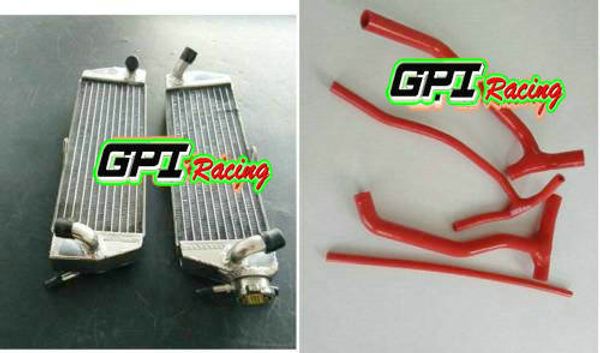 

gpi aluminum radiator + hose for rmx250 rmx 250 s-type 1999-2004 2000 2001 2002