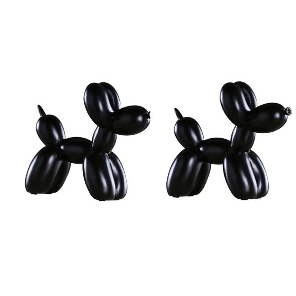 

2pcs resin ballon dog decorative craft dog model statue decoration ornament