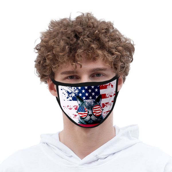 

день независимости сша маска для леди cubrebocas цвет роза маски washable полиэфир уса authenti независимости newclipper axrjg, Black