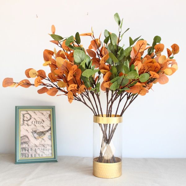 

65cm artificial plants eucalyptus leaves for wedding home decoration fake plants party garden table decor