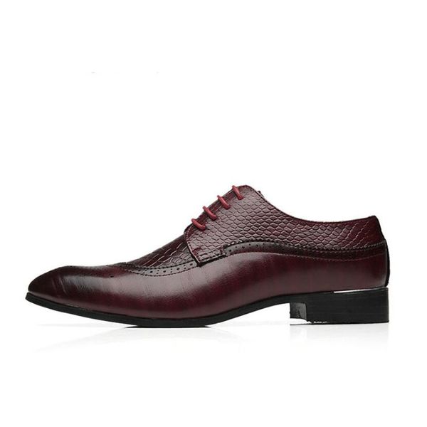 

2019 dress shoes oxford shoes lace up loafer comfortable classic formal fashion modern formal business shoes, Black
