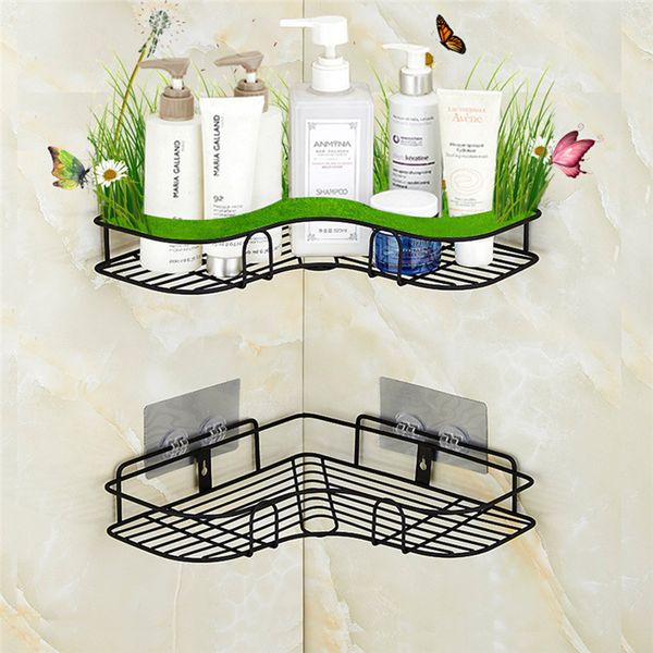 

bathroom accessories punch corner bathroom shelf fixtures wrought iron storage rack kitchen tripod wall shelf xnc