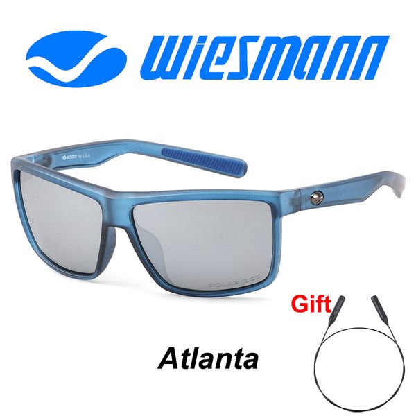 

new wiesmann atlanta fishing polarized sunglasses men and women sea fishing driving sunglasses uv400 with box case, Blue