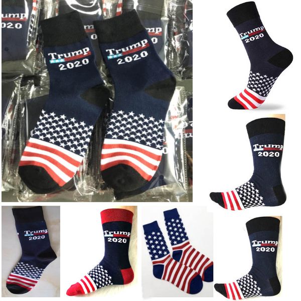 

женщины мужчины 2020 trump носки хлопка knit mid tube long носок для президента сша print designer носки xmas party favor подарков dhl кораб, Pink;yellow