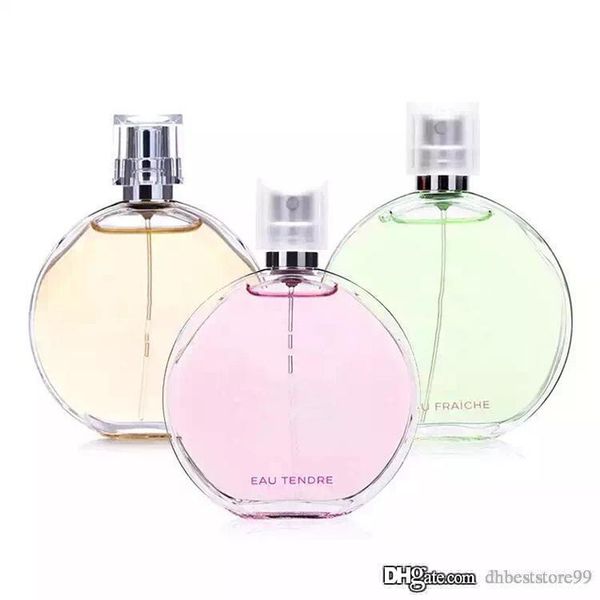 

women perfume fragrance chance lady perfume pink green yellow light long lasting fragrance aroma 100ml good quality fast delivery