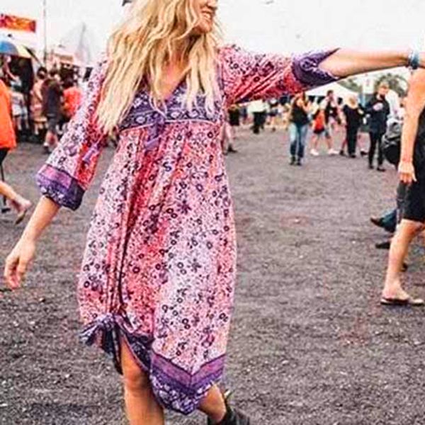 

women chiffon boho dress fashion v-eck long sleeve party plus size ladies maxi dresses, Black;gray