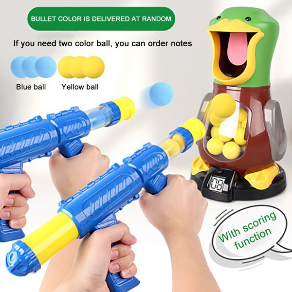 

children eva ejection soft bullet gun shooting toy outdoor interaction toys duck air powered children's toy gun