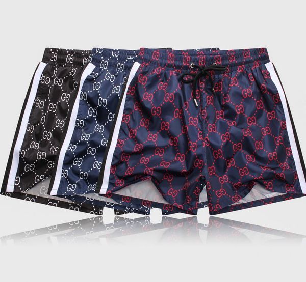 

2020 men's and women's short pants summer fashion five minute pants breathable quick dry loose embroidered trend shorts, White;black