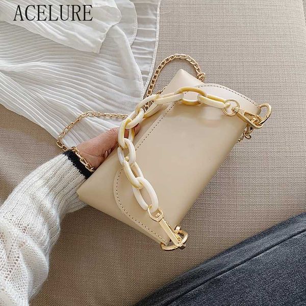

acelure solid color eletaht ladies small pu leather shoulder messenger bags women mini crossbody bag cover handbags and purses