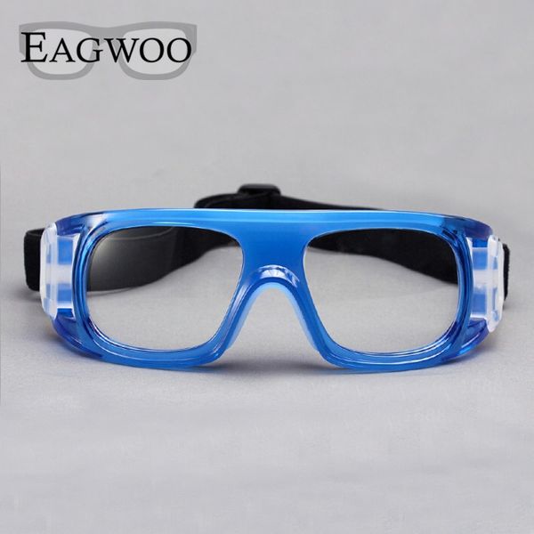 

wholesale-eagwoo outdoor sports basketball football glasses volleyball tennis eyewear glasses gogglmyopic lens mirror frame, Black