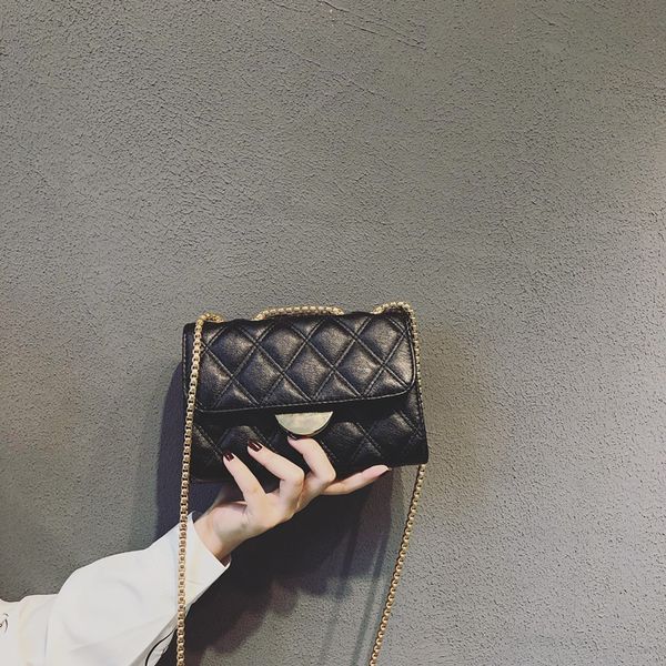 

graceful bag women's bag 2020 casual mini square sling messenger rhombus chain new